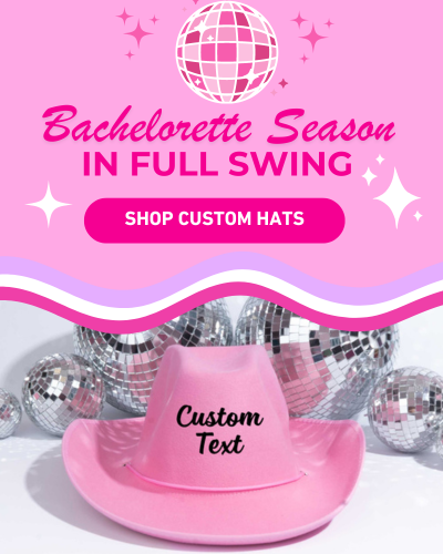 Bachelorette Custom Hats
