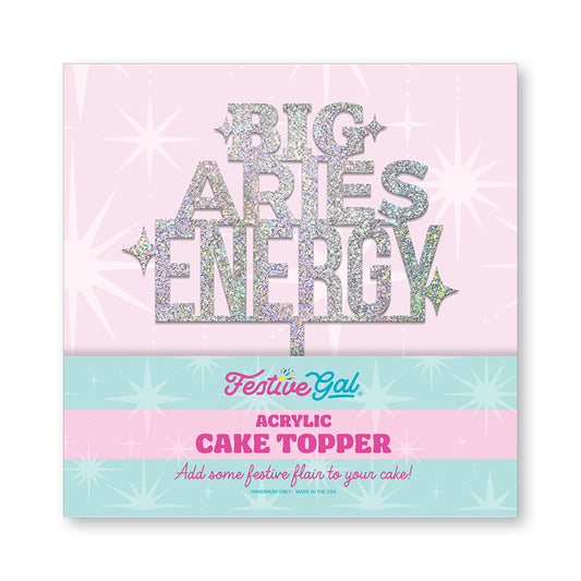 Aries Zodiac Sign Cake Topper