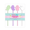 Pastel Ghost Halloween Cocktail Stirrers Swizzle Sticks