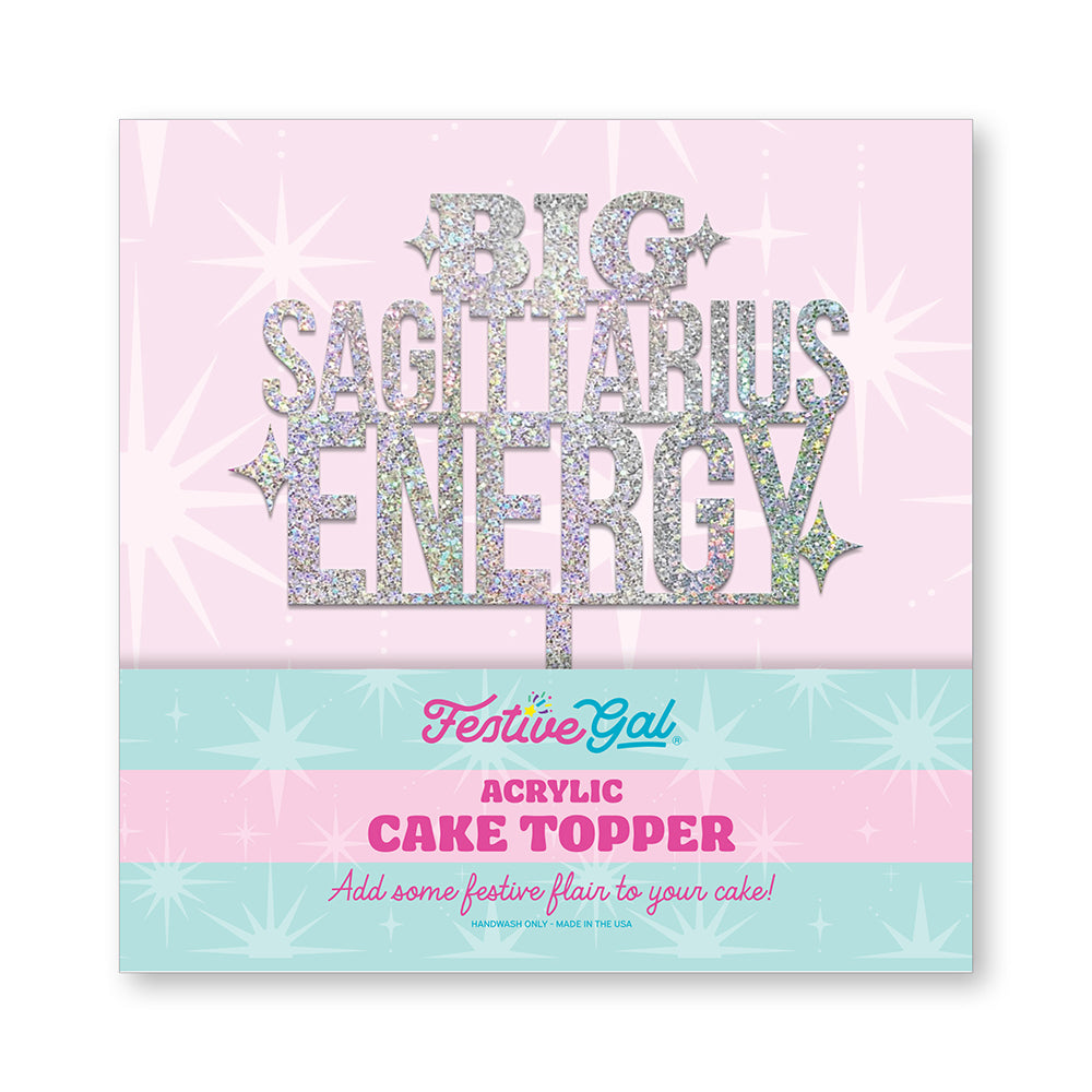 Sagittarius Zodiac Sign Cake Topper