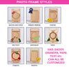 All style options for wooden photo frame