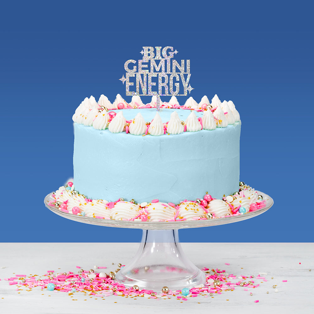 Gemini Zodiac Sign Cake Topper