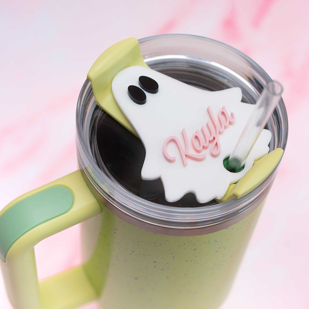 Cute Ghost Acrylic Custom Name Personalized Stanley Tumbler Name