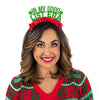 "In my Good List Era" Funny Christmas Party Crown Headband