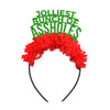 Funny Birthday Headband "Jolliest Bunch of Assholes" Party Crown