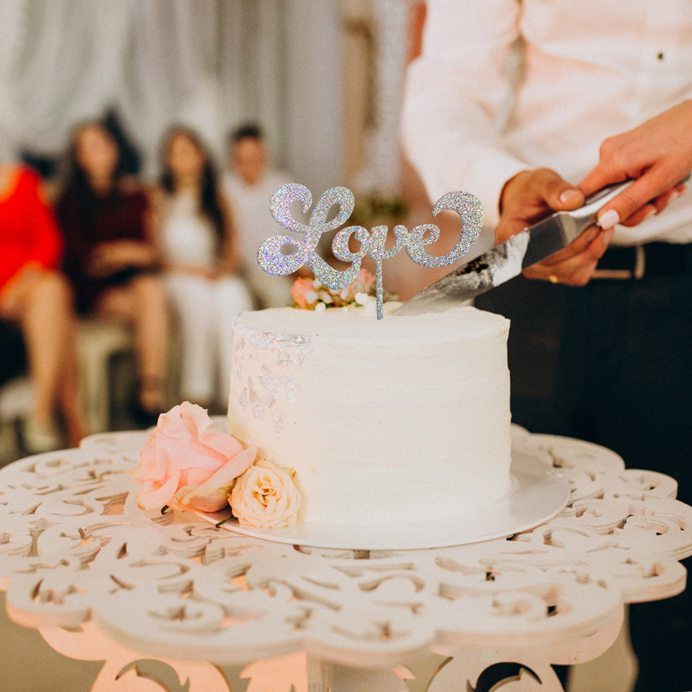 Love Cake Topper for Wedding & Engagement