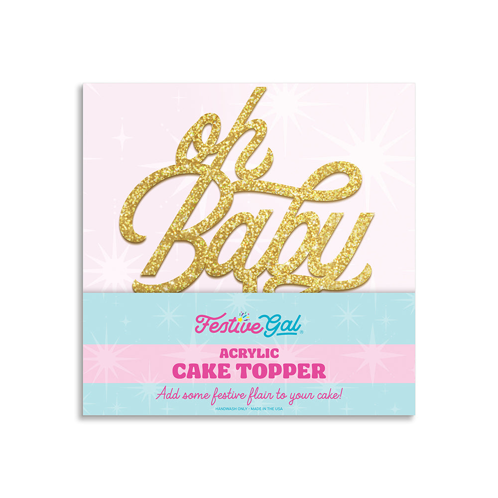 Oh Baby Cake Topper