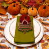 Thanksgiving Party Decor - Custom Name Place Card - Festive Gal