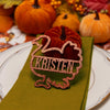 Thanksgiving Party Decor - Custom Name Place Card - Festive Gal