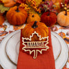 Thanksgiving Party Decor - Custom Name Place Card - Festive Gal