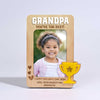 Trophy wooden photo frame